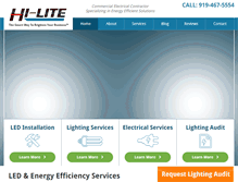 Tablet Screenshot of hiliteenergy.com